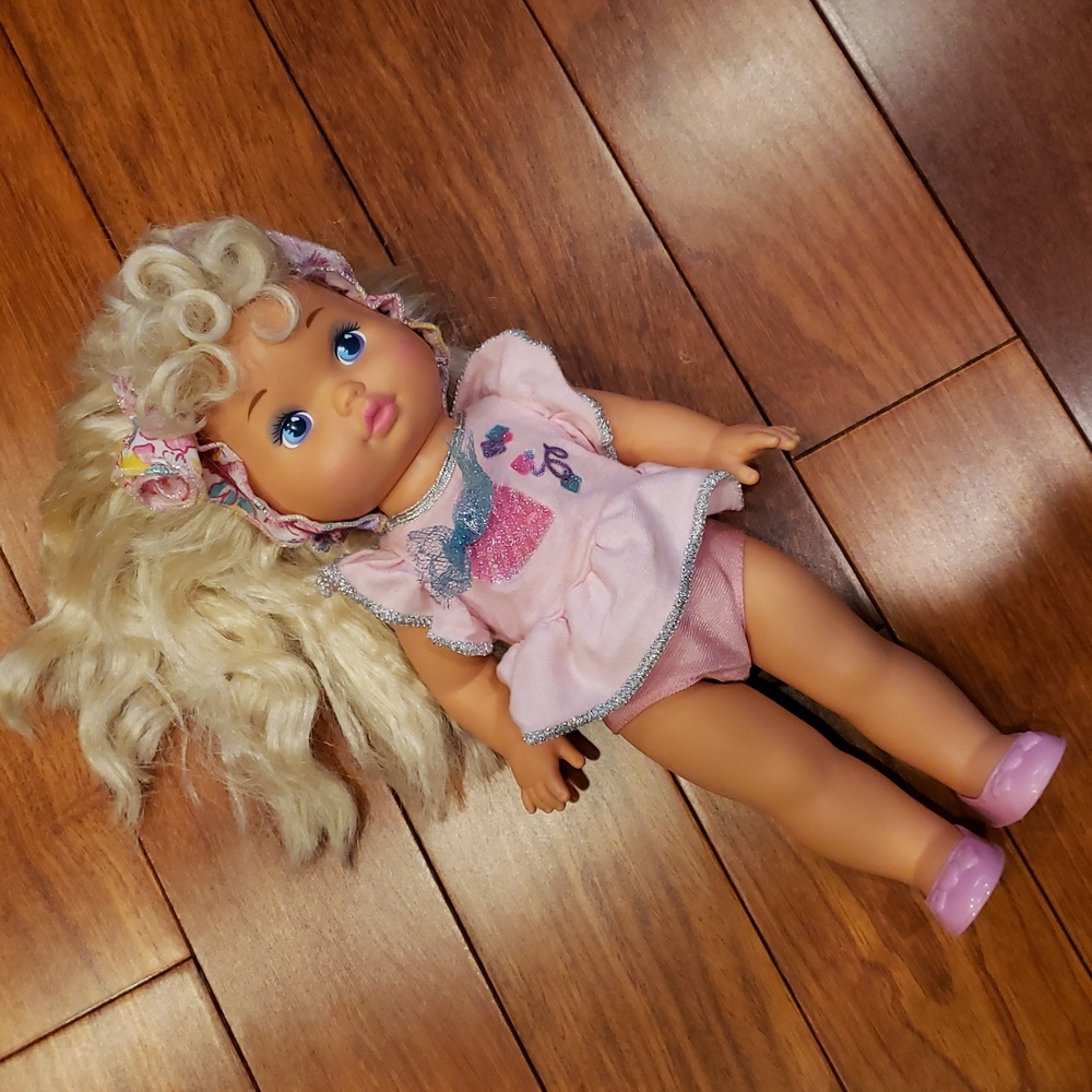 Vintage 1988 Doll Lil Miss Magic Hair, Magic Touch. Original Clothes And Shoes - Picture 13 of 14